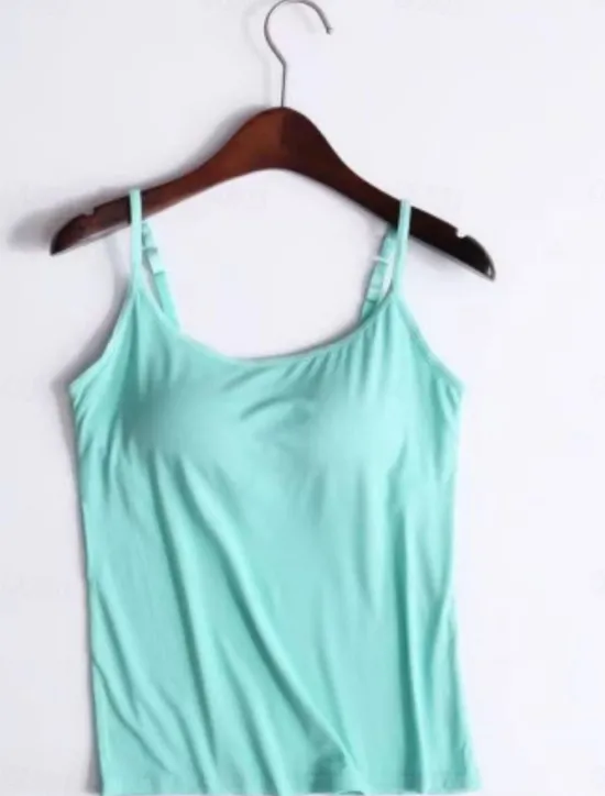 New Women's Camisole Tank Top Solid Color Daily Basic Casual Sleeveless Strap Regular Tops Daily Backless Black Purple Green Beige Summer Women Tank Tops & Camis