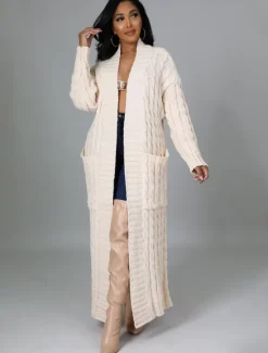 Clearance Women's Cardigan Sweater Sexy Solid Color Chunky V Neck Knitted Drop Shoulder Long Sleeve Tunic Knit Home Daily Red Brown Black Fall Winter Women Cardigans & Outerwears