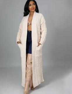 Clearance Women's Cardigan Sweater Sexy Solid Color Chunky V Neck Knitted Drop Shoulder Long Sleeve Tunic Knit Home Daily Red Brown Black Fall Winter Women Cardigans & Outerwears