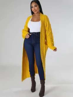 Clearance Women's Cardigan Sweater Sexy Solid Color Chunky V Neck Knitted Drop Shoulder Long Sleeve Tunic Knit Home Daily Red Brown Black Fall Winter Women Cardigans & Outerwears