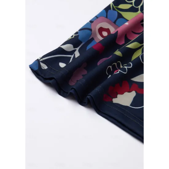 Outlet Women's Casual Dress Ethnic Dress Shift Dress Midi Dress Leopard Black White Half Sleeve Floral Print Summer Spring V Neck Basic Daily Vacation Weekend 2023 S M L XL XXL 3XL Women Floral Dresses|Spring Dresses