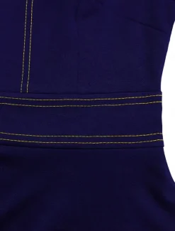 Outlet Women's Casual Dress Midi Dress Zipper Daily Date Fashion Streetwear Stand Collar 3/4 Length Sleeve Red Green Dark Blue Color Women Work Dresses