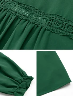Hot Women's Casual Dress Mini Dress Ruched Casual V Neck Long Sleeve Color Women Work Dresses