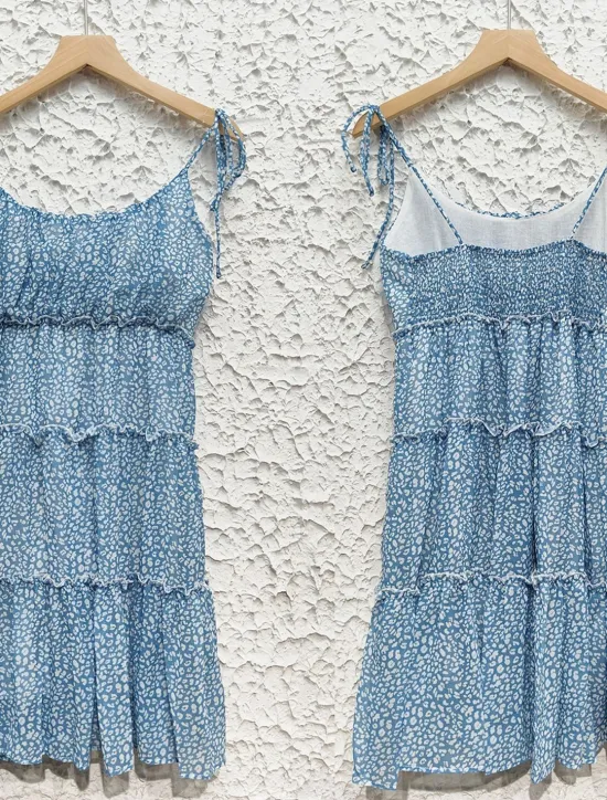 Hot Women's Casual Dress Slip Dress Floral Polka Dot Ruffle Backless Strap Mini Dress Stylish Casual Daily Vacation Sleeveless Summer Women Sundresses