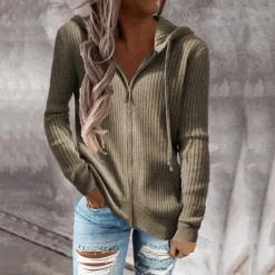 Online Women's Casual Jacket Sport Jacket Textured Jackets Vacation Street Daily Wear Spring Fall Regular Coat Regular Fit Thermal Warm Breathable Stylish Sporty Chic & Modern Jacket Long Sleeve Pure Color Women Jackets