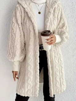 Best Women's Casual Jacket Warm Comfortable Adjustable Fashion Solid Color Daily Open Front Regular Turndown Regular Fit Long Sleeve Outerwear Spring Fall Women Jackets|Coats & Trench Coats