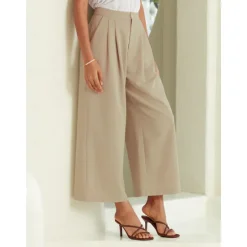 Sale Women's Casual Straight Office Business Pants with Pockets Women Pants