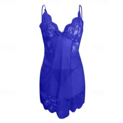 Hot Women's Chemises & Negligees Dress Pure Color Lovers Hot Home Valentine's Day Straps Sleeveless Backless Summer Spring Home Outfits Women Lingerie