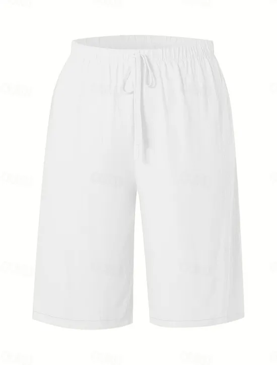 Sale Women's Chinos Bermuda shorts Vacation Fashion Basic Knee Length High Waist Plain Pocket Elastic Waistband Comfy Soft Comfortable Micro-elastic Outdoor Street Army Green Navy Black White Summer Spring Women Shorts