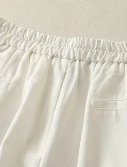 Outlet Women's Chinos Pants Trousers Vacation Vintage Fashion Full Length High Waist Floral Drawstring Embroidered Pocket Comfort Outdoor Stretchy Vacation Street Daily White Yellow Navy Blue Coffee Summer Women Pants|Pants