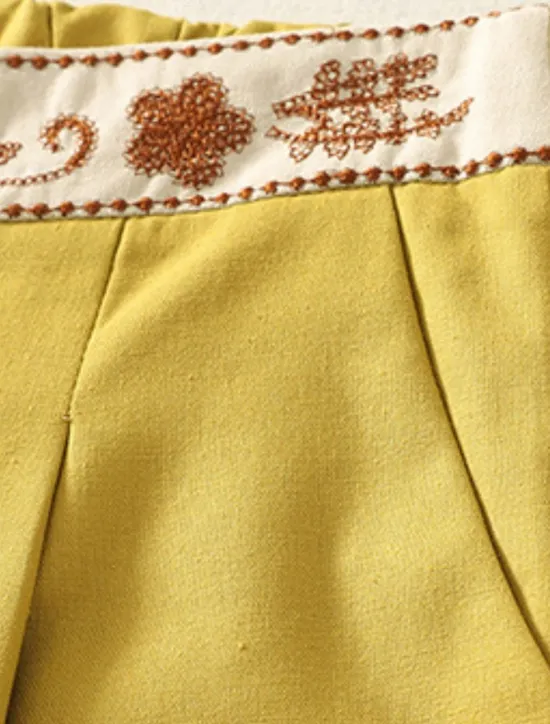 Outlet Women's Chinos Pants Trousers Vacation Vintage Fashion Full Length High Waist Floral Drawstring Embroidered Pocket Comfort Outdoor Stretchy Vacation Street Daily White Yellow Navy Blue Coffee Summer Women Pants|Pants