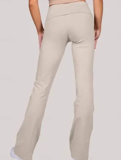Hot Women's Chinos Pants Trousers Fashion Streetwear Simple Full Length Low Waist Solid Color Elastic Waist Comfort Breathability Soft Micro-elastic Outdoor Vacation Street rice white Wine Red Fall Women Leggings
