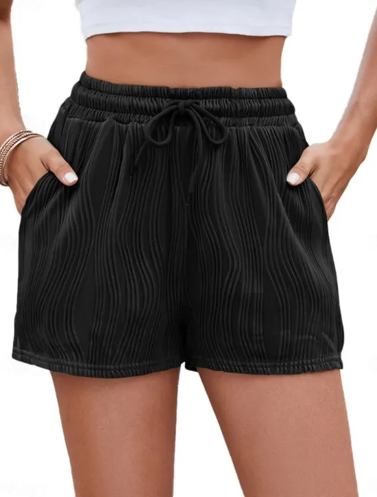 New Women's Chinos Shorts Fashion Streetwear Short High Waist Plain Pocket Elastic Waistband Comfy Soft Comfortable Micro-elastic Outdoor Street Gray Green Black White Pink Summer Regular Fit Women Shorts