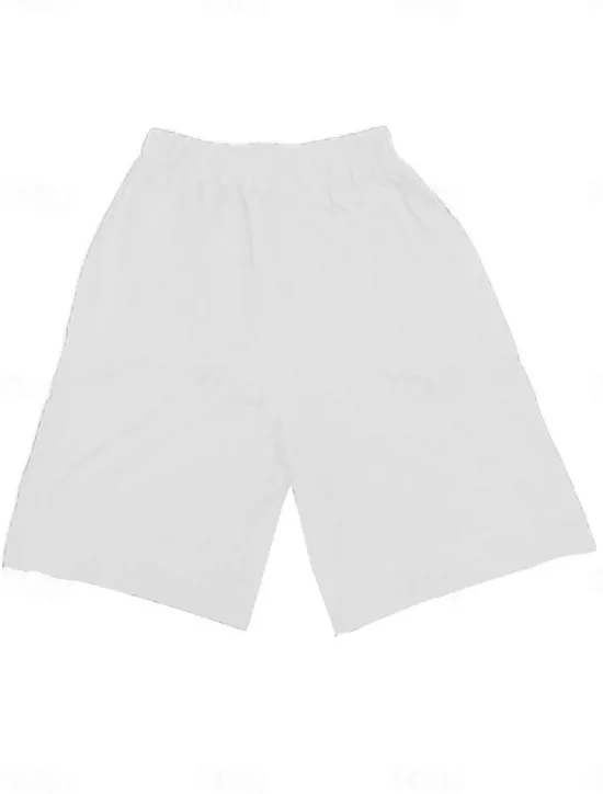 Hot Women's Chinos Shorts Fashion Streetwear Basic Knee Length High Waist Plain Pocket Elastic Waistband Comfy Soft Comfortable Micro-elastic Outdoor Street Dark-Gray Navy Black White Summer Spring Loose Women Shorts