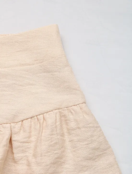 Discount Women's Chinos Shorts Fashion Streetwear Short High Waist Plain Ruffle Comfy Soft Comfortable Micro-elastic Outdoor Street Summer Regular Fit Women Shorts