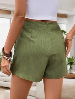 Women's Chinos Skort Butterfly Shorts Fashion Streetwear Short High Waist Plain Comfy Soft Comfortable Micro-elastic Outdoor Street Summer Regular Fit Women Shorts