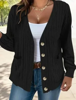 Women's Coat Outdoor Street Daily Wear Fall Winter Short Coat Regular Fit Thermal Warm Breathable Stylish Casual Jacket Long Sleeve Plain with Pockets Black Green Gray Women Jackets