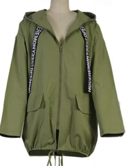 Clearance Women's Coat Trench Coat Street Daily Wear Vacation Fall Winter Long Coat Loose Fit Warm Breathable Stylish Casual Street Style Jacket Long Sleeve Solid Color with Pockets Black Army Green Grey Women Jackets