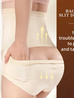 Women's Control Panties Shapewears Tummy Control Push Up Basic Office Yoga Party & Evening Running Sport Seamless Breathable Solid Color Seamed Lace Up Home Outfits Women Shapewear
