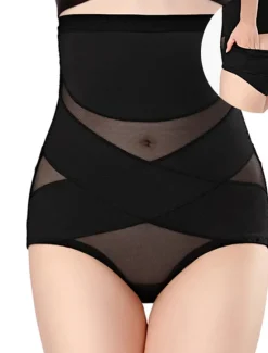 Women's Control Panties Shapewears Tummy Control Push Up Basic Office Yoga Party & Evening Running Sport Seamless Breathable Solid Color Seamed Lace Up Home Outfits Women Shapewear