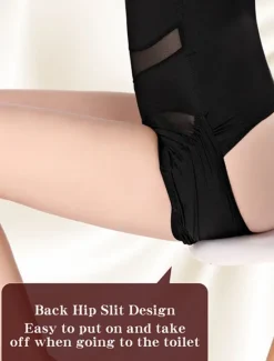 Women's Control Panties Shapewears Tummy Control Push Up Basic Office Yoga Party & Evening Running Sport Seamless Breathable Solid Color Seamed Lace Up Home Outfits Women Shapewear