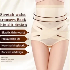 Women's Control Panties Shapewears Tummy Control Push Up Basic Office Yoga Party & Evening Running Sport Seamless Breathable Solid Color Seamed Lace Up Home Outfits Women Shapewear