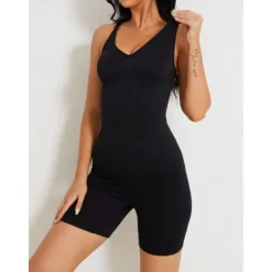 Clearance Women's Control Panties Thigh Slimmers Shapewears Yoga Daily Sport Simple Pure Color Buckle Home Outfits Women Shapewear