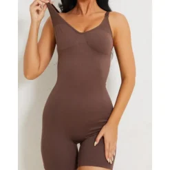Clearance Women's Control Panties Thigh Slimmers Shapewears Yoga Daily Sport Simple Pure Color Buckle Home Outfits Women Shapewear