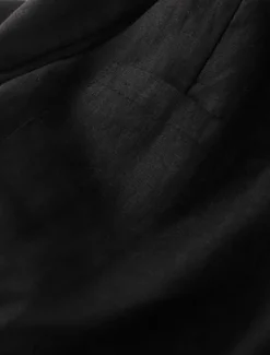 Hot Women's Cotton Linen Blazer Comfortable Breathable Pocket Buttons Vintage Casual Plain Office Street Casual Daily Wear Single Breasted Regular Turndown Regular Fit Long Sleeve Outerwear Black Women Blazers & Suits