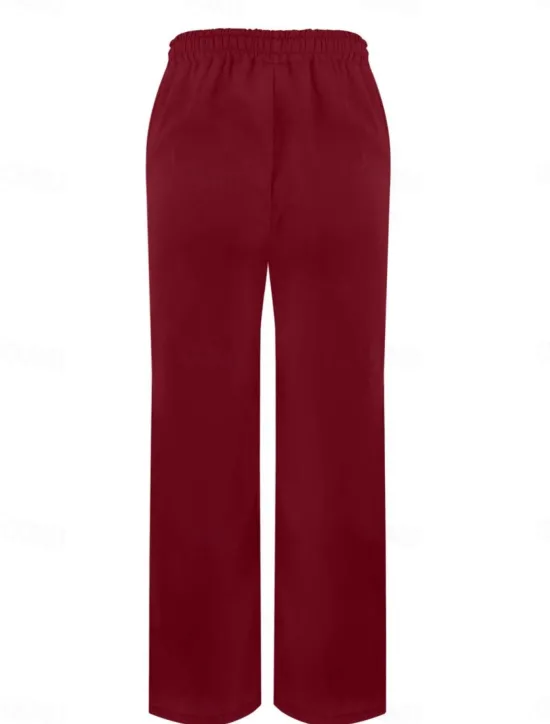 Hot Women's Cotton Linen Pants Solid Color Chinos Vacation Fashion Casual Long High Waist Plain Pocket Drawstring Comfort Outdoor Micro-elastic Vacation Street Daily Camel Wine Black White Summer Women Pants