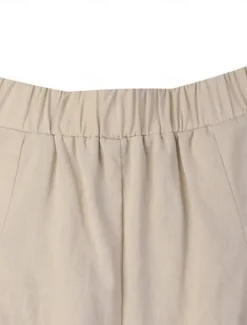 Clearance Women's Cotton Linen Pants Chinos Fashion Basic Full Length Medium Waist Plain Pocket Comfort Outdoor Micro-elastic Vacation Street Daily Black Navy Blue Orange Apricot Summer Spring Fall Regular Fit Women Pants