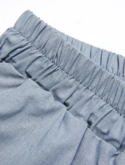 Hot Women's Cotton Linen Sets Two Piece Sets Solid Color Fashion Round Neck Street Daily 2 Piece White Blue Khaki Gray Spring & Fall Women Sets