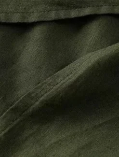 Best Women's Cotton Linen Shirts Solid Color Stylish Basic Casual Long Sleeve Shirt Collar Long Tops Daily Buttons White Army Green Khaki Summer Fall Women Shirts