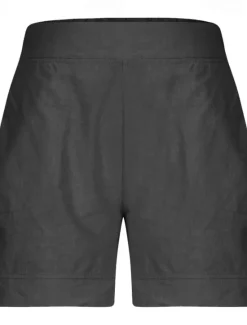 Hot Women's Cotton Linen Shorts Shorts Slacks Casual Short Natural Plain Pocket Elastic Waist Comfy Outdoor Daily Holiday Wine Grey Black White Summer Regular Fit Women Pants