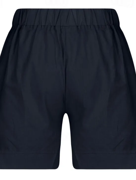 Hot Women's Cotton Linen Shorts Shorts Slacks Casual Short Natural Plain Pocket Elastic Waist Comfy Outdoor Daily Holiday Wine Grey Black White Summer Regular Fit Women Pants