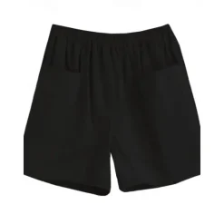 Discount Women's Cotton Linen Shorts Shorts Casual Daily Short Plain Pocket Breathability Comfortable Inelastic Going out Weekend Black Red Green Khaki Summer Regular Fit Women Pants