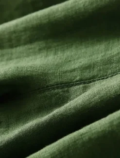 Best Women's Cotton Linen Shorts Shorts Slacks Casual Short Natural Plain Pocket Elastic Drawstring Design Comfy Comfortable Outdoor Going out Black Ginger Green almond Summer Regular Fit Women Pants