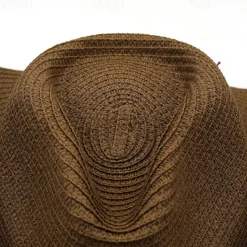 Sale Women's Cowboy Hats Ethnic Style Straw Panama Hat Belt Cow Decorate Western Hats Women Hats