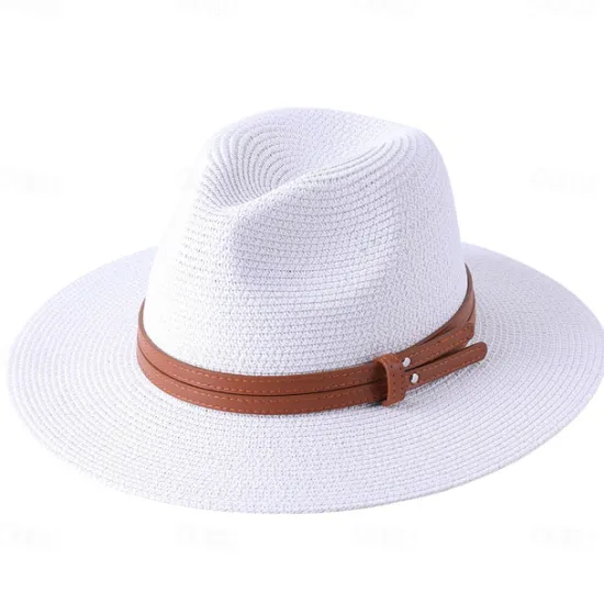 Women's Cowboy Hats 1pcs Basic Brown Band Western Hats Women Hats