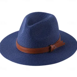 Women's Cowboy Hats 1pcs Basic Brown Band Western Hats Women Hats
