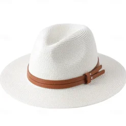 Women's Cowboy Hats 1pcs Basic Brown Band Western Hats Women Hats
