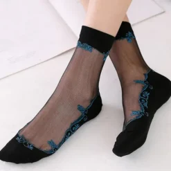 Best Women's Crew Socks Wedding Work Daily Flower Sexy Lolita 1 Pair Women Socks