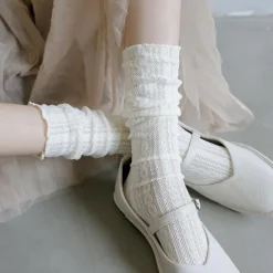 Online Women's Crew Socks Wedding Work Holiday Heart Sexy Casual Lolita Cute 1 Pair Women Socks