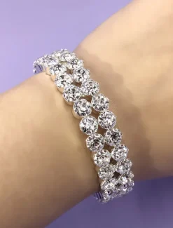 Outlet Women's Cuff Bracelet Fancy Precious Punk Stylish Alloy Bracelet Jewelry For Party Women Trendy Jewelry