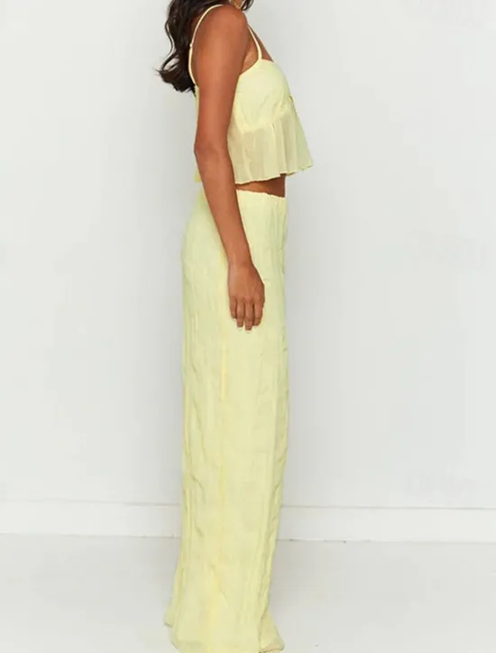 Outlet Women's Dress Set Casual Dress Skirt Set Slip Dress Elegant Fashion Plain Backless Maxi Dress Sleeveless Square Neck Outdoor Date Black White Yellow Summer Regular Fit Women White Dresses