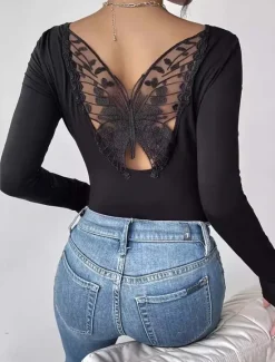 Discount Women's Dressy Tops Daily Long Sleeve Crew Neck Long Tops Summer Spring Women Shirts