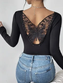 Discount Women's Dressy Tops Daily Long Sleeve Crew Neck Long Tops Summer Spring Women Shirts