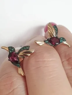 Online Women's Earrings Chic & Modern Street Bird Earring / Red / Blue / Fall / Winter / Spring Women Trendy Jewelry