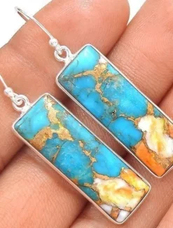 Women's Earrings Ethnic Style Outdoor Color Block Earring Women Trendy Jewelry