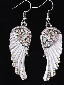 Discount Women's Earrings Fashion Outdoor Wings Earring Women Trendy Jewelry